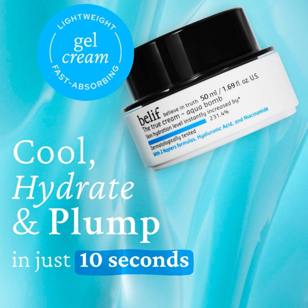 💦 BELIF The True Cream + Aqua Bomb Eye Gel Set of Minis - Picture 3 of 10